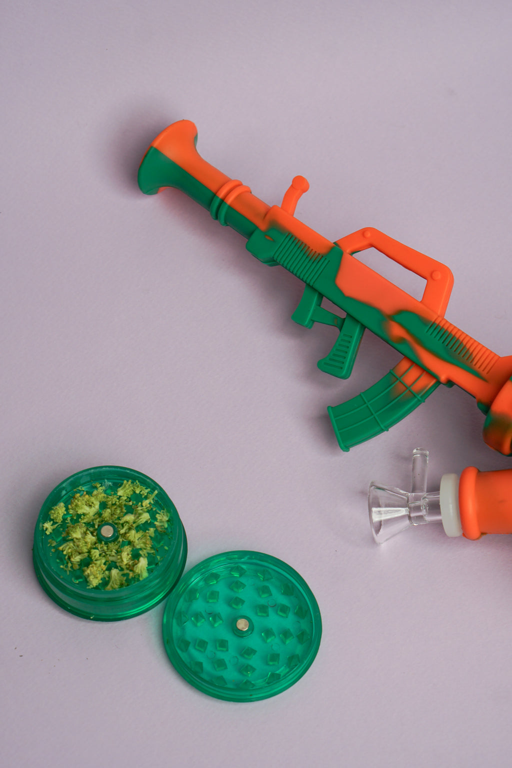Silicone Bong 12″ | AK-47 | Unbreakable & Detachable